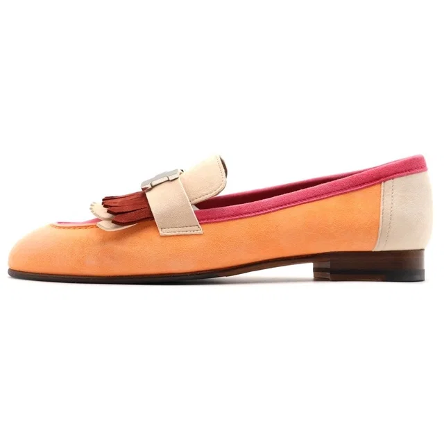Hermès Royal Royale Suedeleather Loafers Multicolor in Multicolor Suede from The Reluxe
