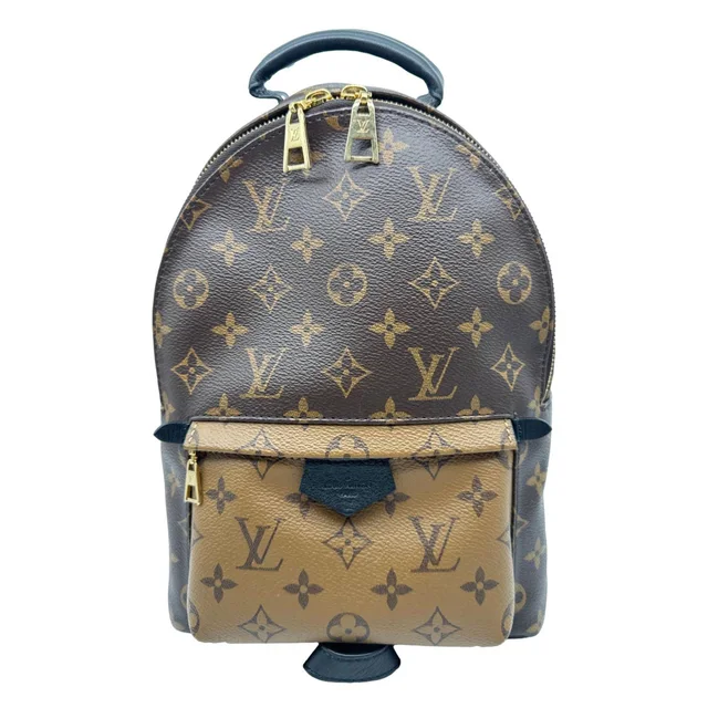 Louis Vuitton Palm Springs PM Monogram Reverse Canvas Backpack Brown in Brown Canvas from Dallas Designer Handbags