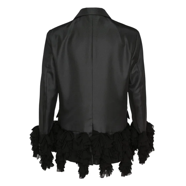 Comme Des Garcons Single-breasted ruffle-detail jacket, photo 2 of 4 from SENSER