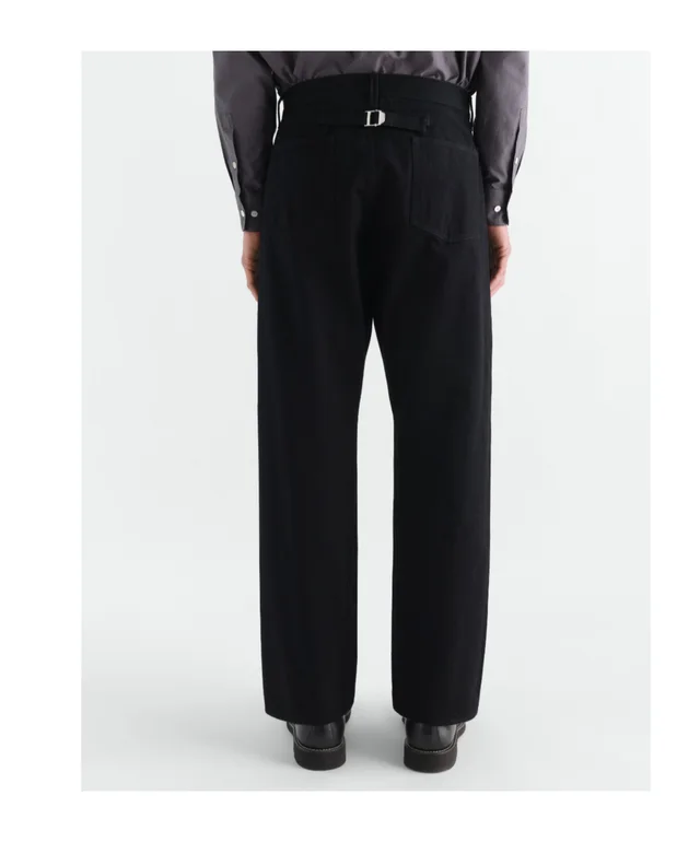 Lemaire Black selvedge denim five-pocket straight-leg trousers, photo 6 of 7 from SENSER