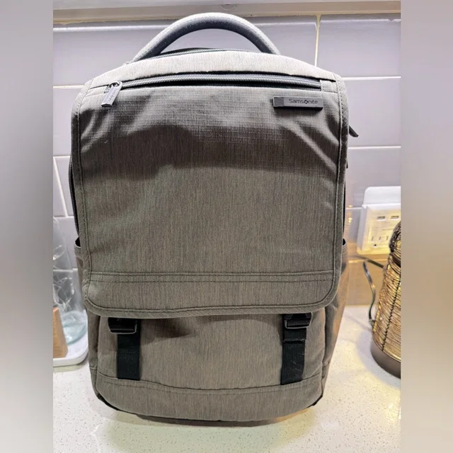 Samsonite Gray Backpack in green from Poshmark