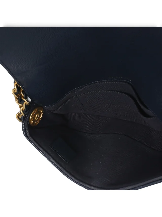 Chanel Navy Caviar Twist Your Buttons Phone Holder in Navy Caviar leather from Season 2 Consign, photo 9 of 9