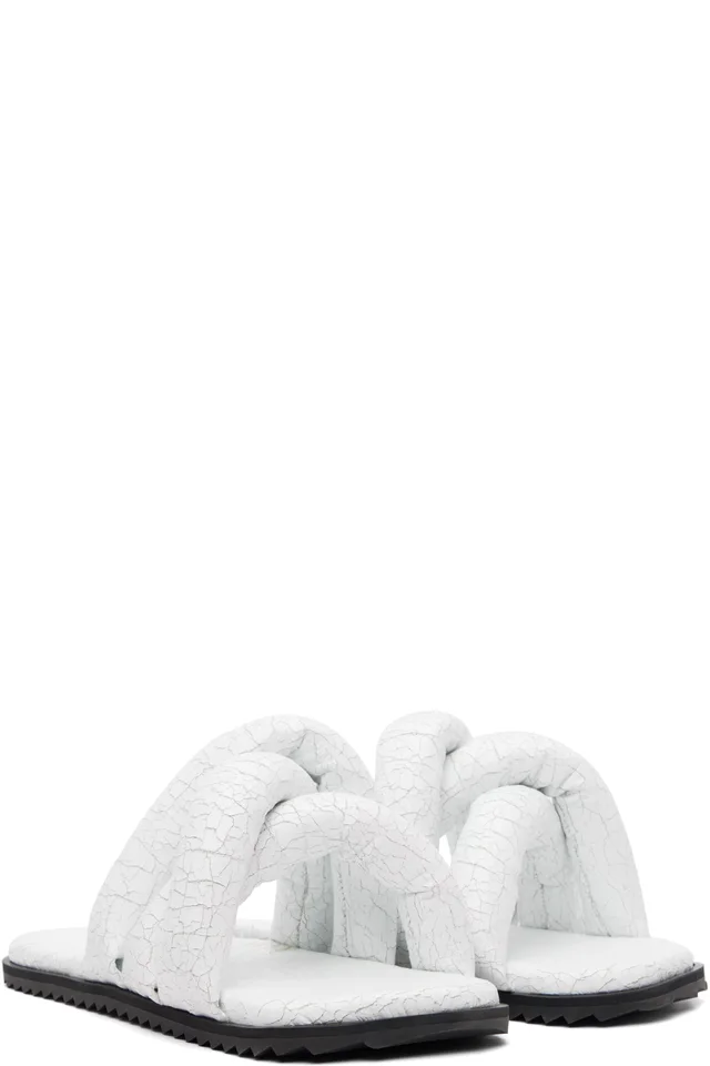 YUME YUME White Tyre Slides, photo 4 of 5 from SSENSE