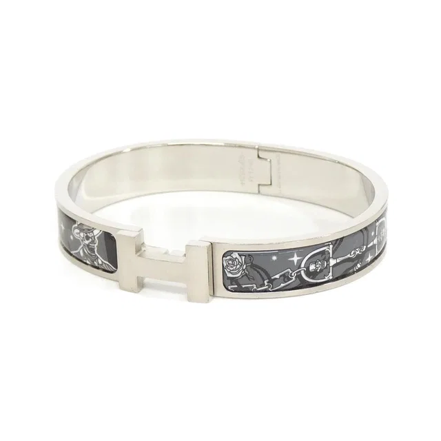 Hermès C'est la Fete Clic H Ash Bracelet from The Reluxe