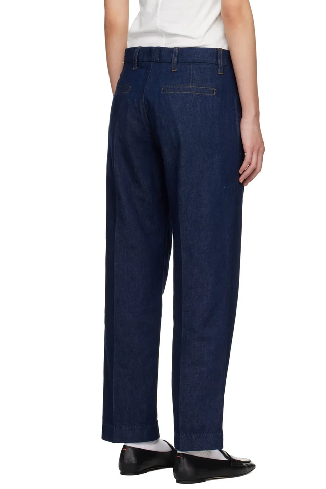 Citizens of Humanity Indigo Mallory Straight Trouser Jeans, photo 3 of 4 from SSENSE