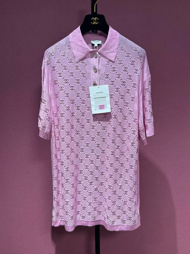 Chanel 2023P Crystal Pink Top/Dress 36/38 in Pink from Luxury Promise