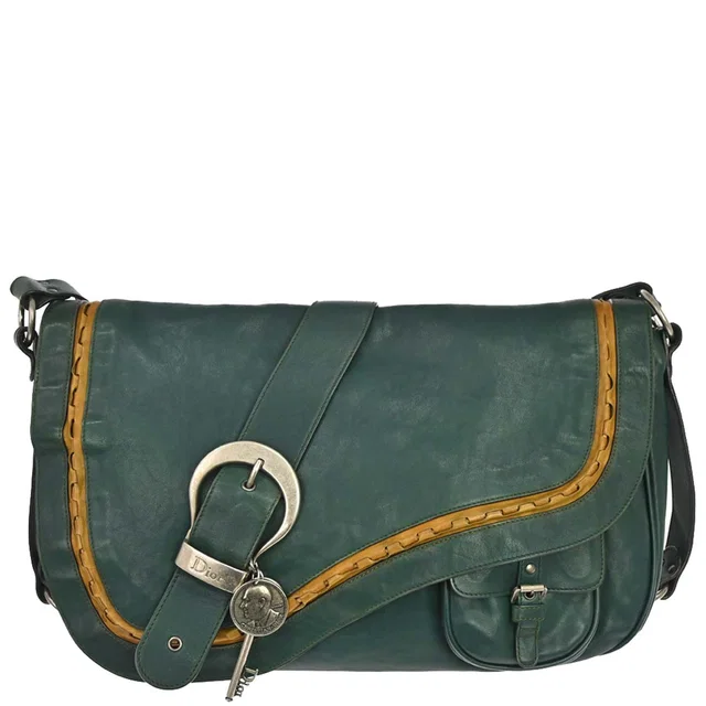 Dior 2006 John Galliano Gaucho Shoulder Bag in Leather from AMORE Vintage Tokyo