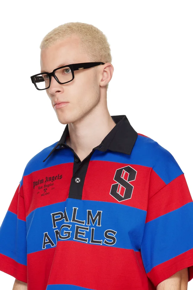 Palm Angels Black PA5036 Glasses, photo 4 of 4 from SSENSE