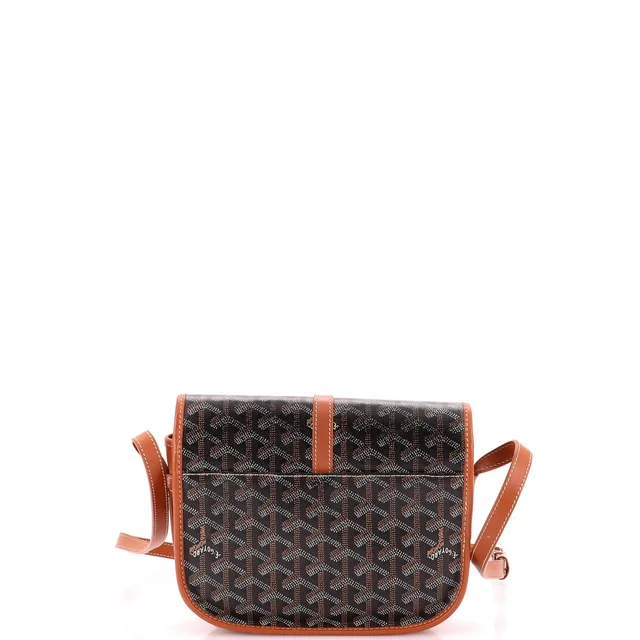 Goyard Belvedere II Messenger Bag Coated Canvas PM in brown|red Coated canvas from Rebag, photo 3 of 7