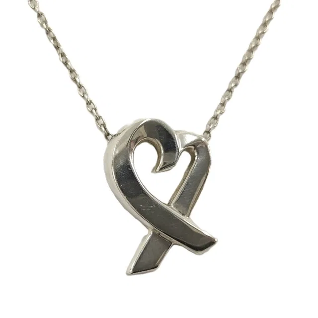 Tiffany & Co. Loving Heart Necklace Silver in Silver from The Reluxe