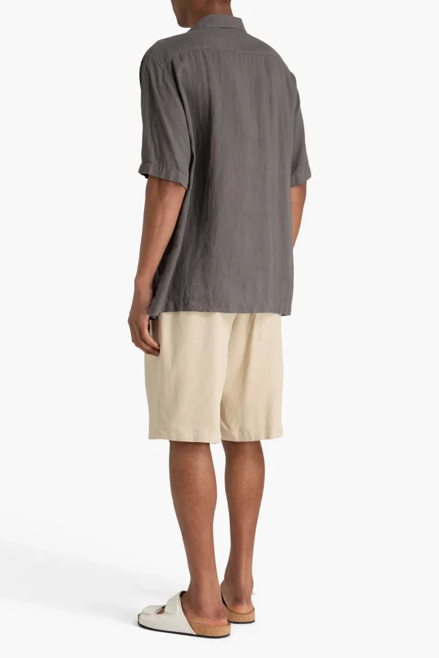 Frescobol Carioca Angelo Linen Camp Collar Shirt, photo 3 of 4 from THE OUTNET