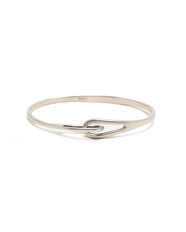 Tiffany & Co. Double Loop Silver Bangle in Silver from A Retro Tale