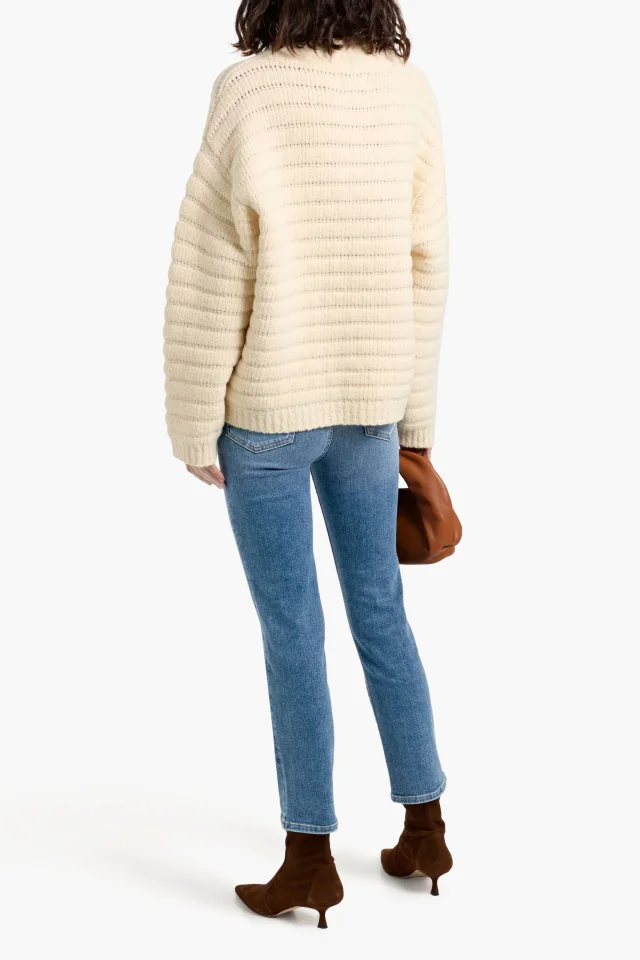 Frame The Pencil Crop High-Rise Slim-Leg Jeans, photo 3 of 4 from THE OUTNET