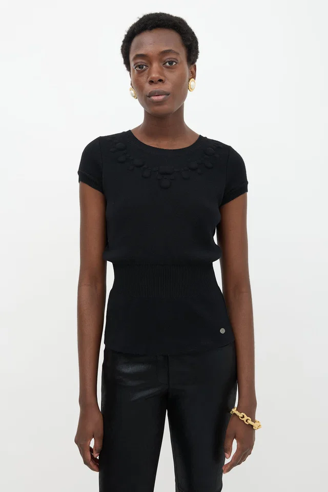 Chanel Fall 2007 Wool Top in Wool from VSP Consignment
