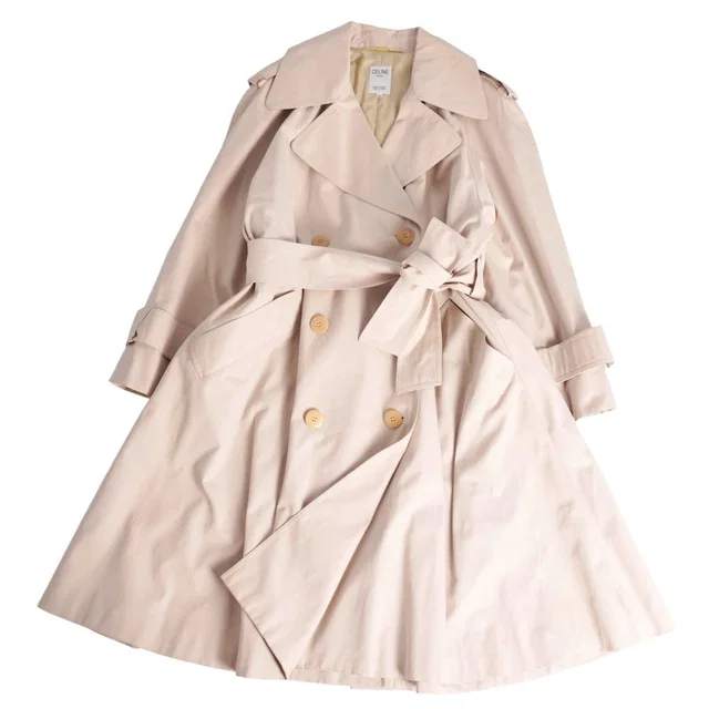 Celine Vintage Coat Trench Cotton from The Reluxe
