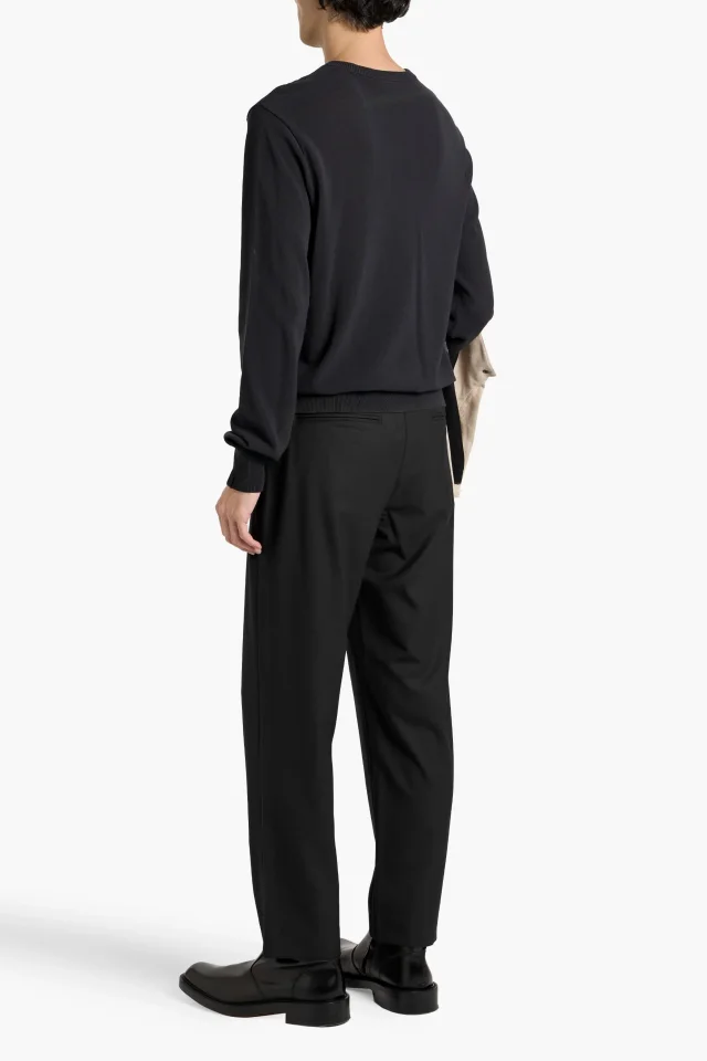 Rag & Bone Shift Wool-Blend Twill Tailored Pants in Black, photo 3 of 4 from THE OUTNET