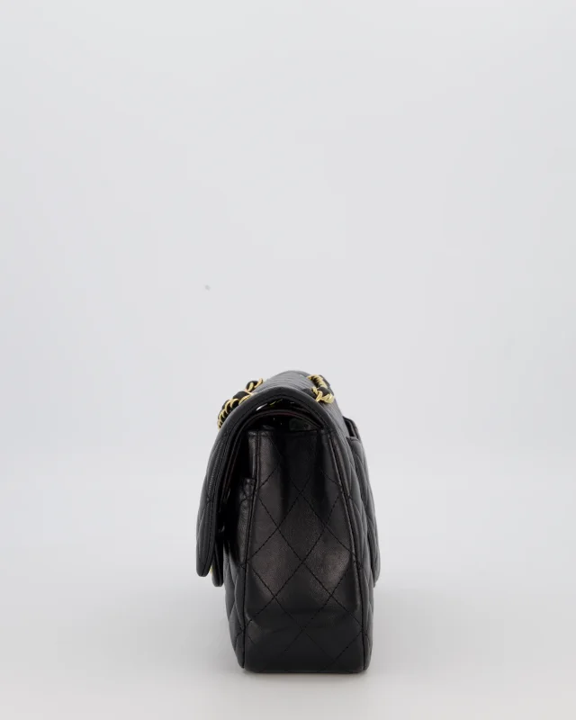 Chanel Medium Classic Double Flap Bag in Black Lambskin from Sellier, photo 8 of 19