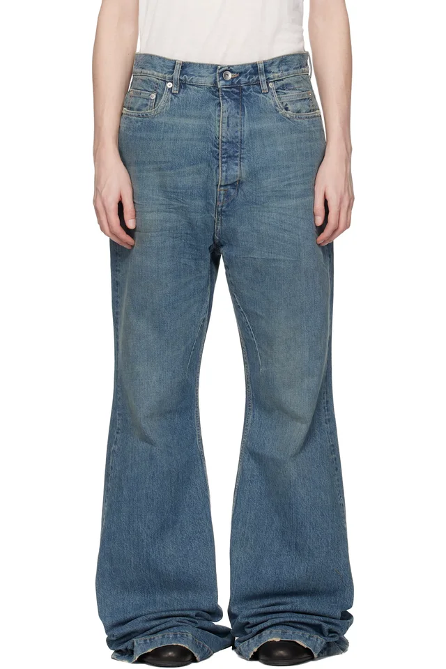 Blue Temple Bolan Bootcut Jeans, image 1 of 1 from SSENSE