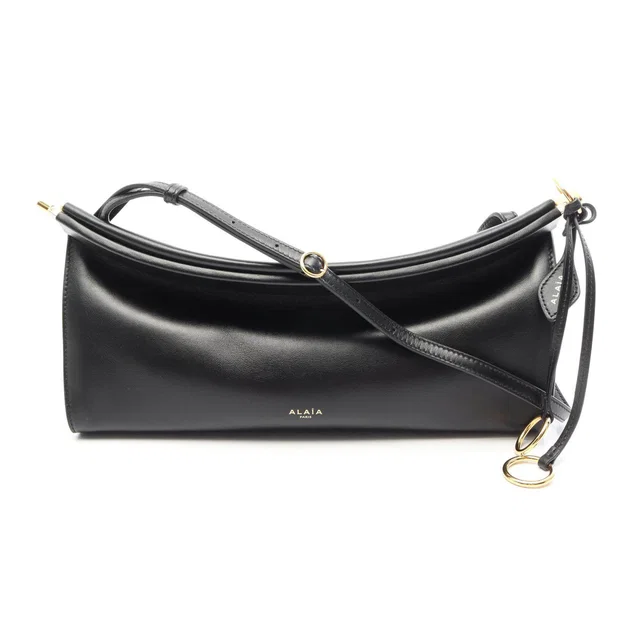 Alaïa LE CLICK Leather Shoulder Bag in Leather from LuxUness