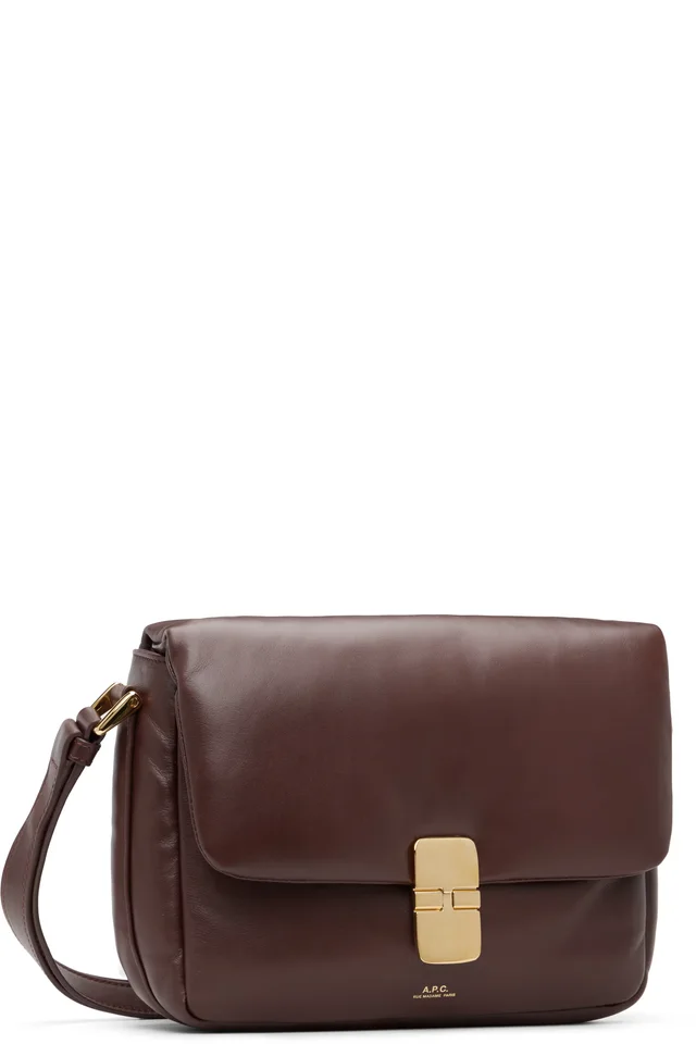 A.P.C. Burgundy Grace Soft Bag, photo 2 of 4 from SSENSE