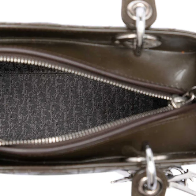 Dior Lady Medium Patent Brown in Brown Patent leather from SACLÀB, photo 6 of 6