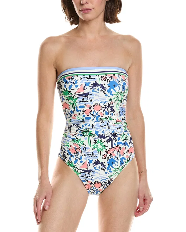 kate spade new york Bandeau One-Piece, image 1 of 1 from Rue La La