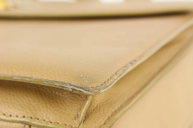 Chanel Beige Caviar Vanity Tote Bag GHW in Beige Caviar leather from Bagriculture