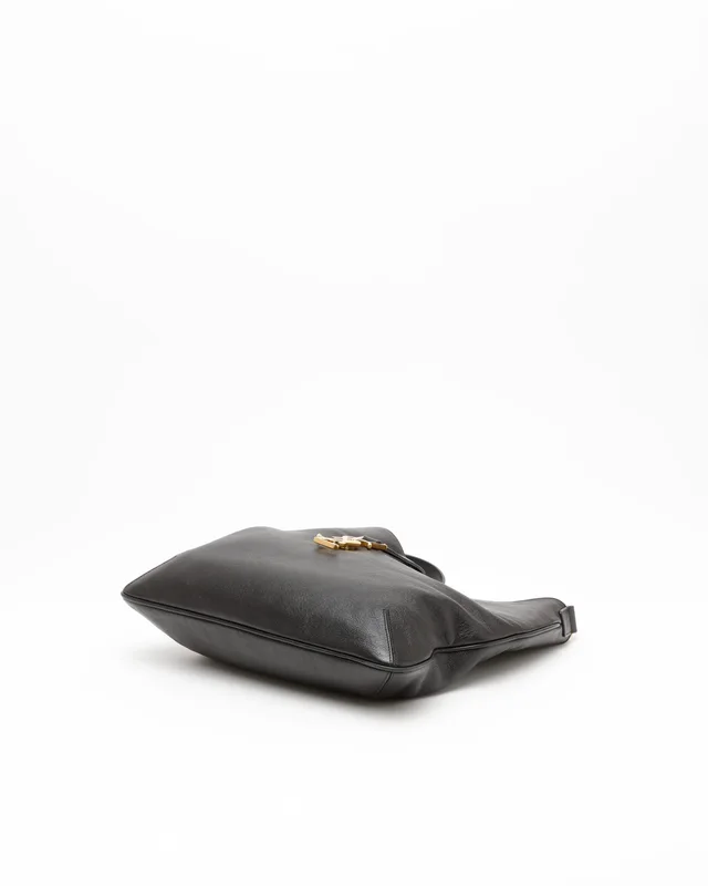 Saint Laurent Flat Hobo Bag in Leather from A Retro Tale, photo 4 of 10