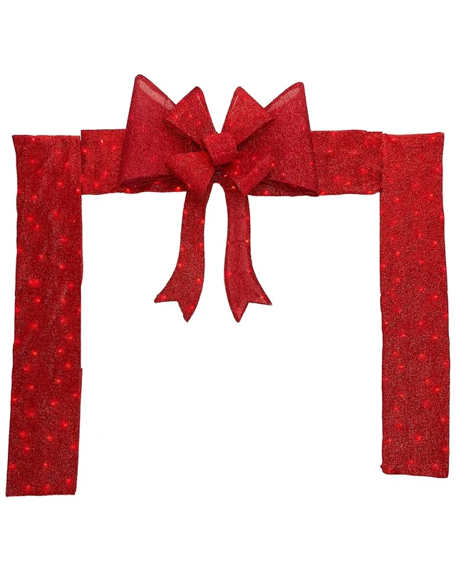 Northlight 8ft Red LED Lighted Christmas Doorway Arch Decoration, image 1 of 1 from Rue La La