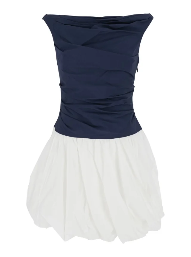 Simkhai Mini Dress 'Salina' with Boat Neckline and Balloon Skirt in Multicolor Cotton Blend for Women in Multicolor 63% Cotton, 37% Polyester from Gaudenzi Boutique, photo 1 of 1