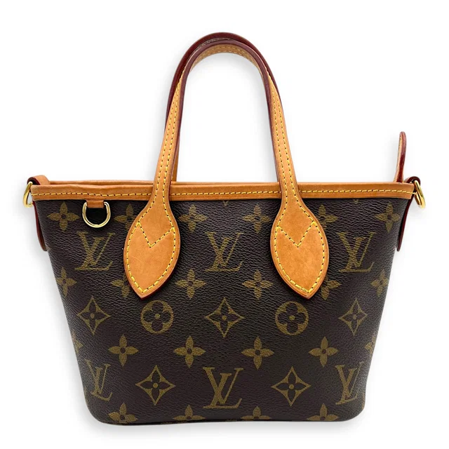 Louis Vuitton Neverfull Top Handle Bag BB Brown in Brown Coated canvas from Luxury Promise