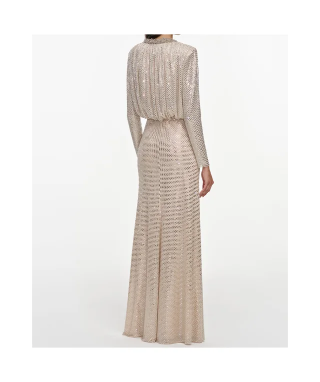 Self-Portrait Rhinestone-embellished dress, photo 3 of 5 from SENSER