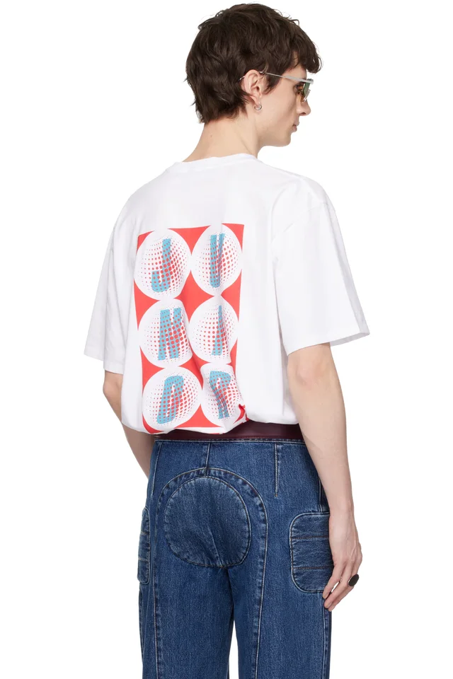 Jean Paul Gaultier White 'The Junior Gaultier' T-shirt, photo 3 of 5 from SSENSE