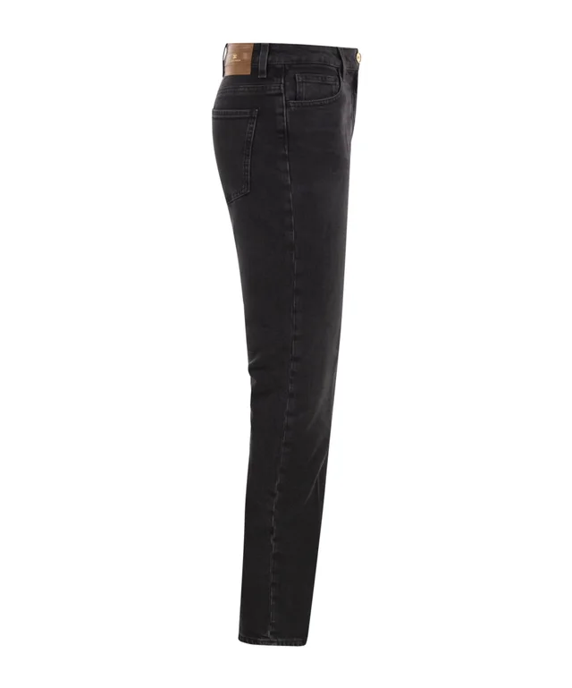 Elisabetta Franchi Tapered-Leg Slim Fit Jeans, photo 2 of 4 from SENSER