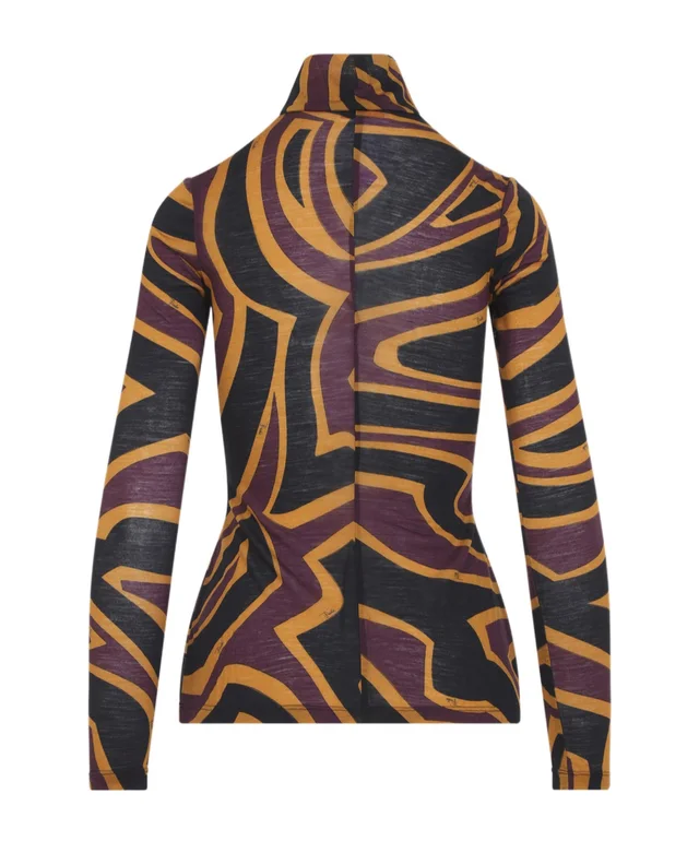 Emilio Pucci PUCCI Abstract Print Long Sleeve T-Shirt, photo 2 of 3 from SENSER