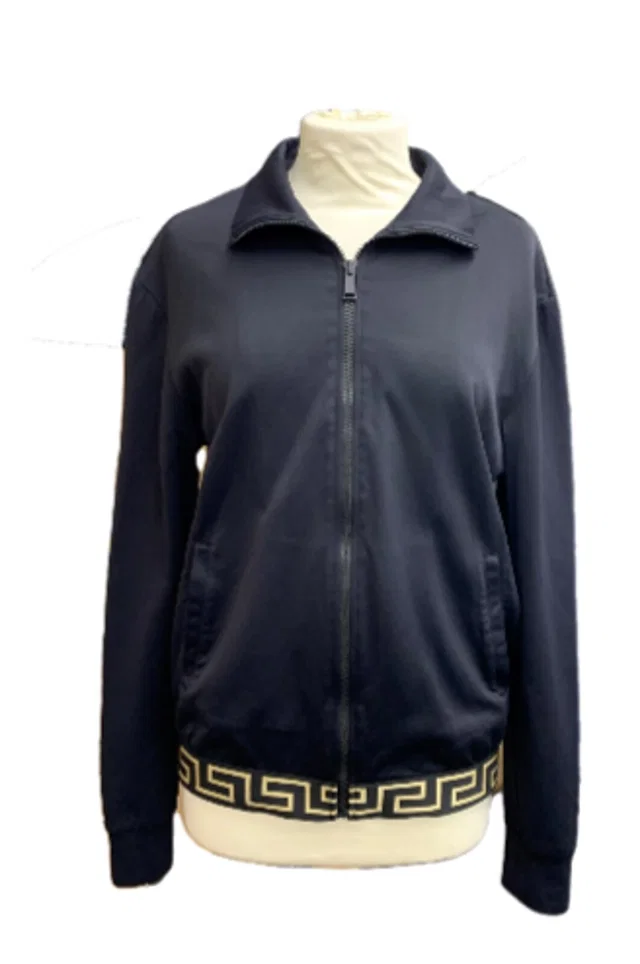 Versace Greca Sweatshirt Black Size: M in Black from Oxfam Online Shop