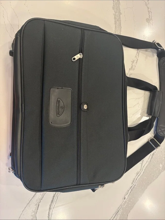 Samsonite Dark Green Carry On Briefcase With Adjustable Strap 20 By 13 By in green from Poshmark