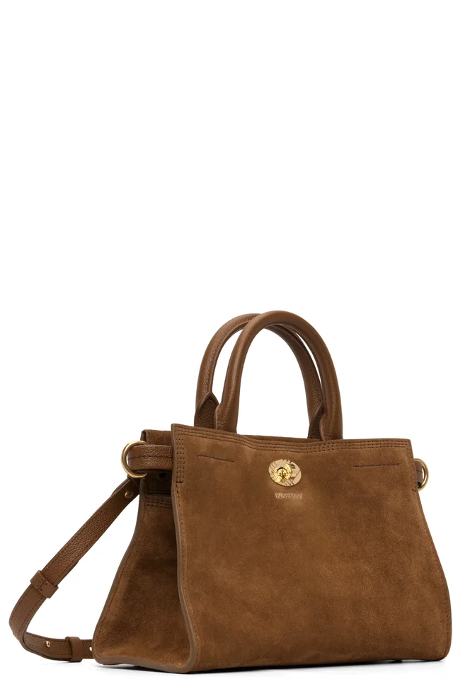 Burberry Brown Mini Cotswolds Tote, photo 2 of 4 from SSENSE