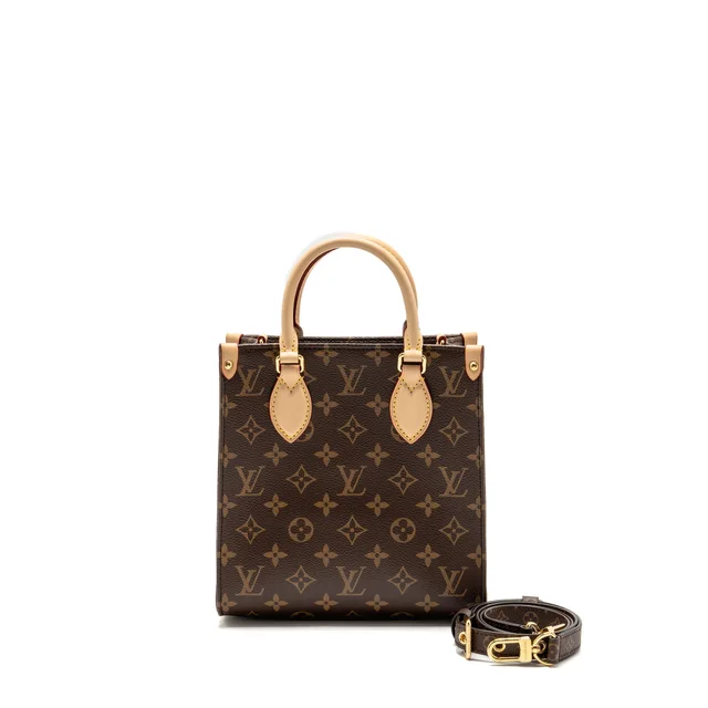 Louis Vuitton Sac Plat BB Monogram Canvas GHW in Coated canvas from EMIER