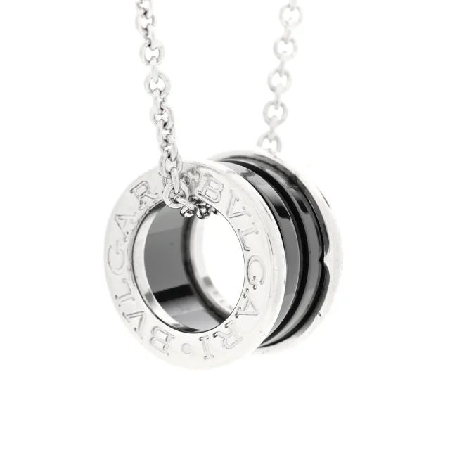 Bvlgari Sterling Silver Ceramic Save The Children Pendant Necklace in Silver Ceramic from FASHIONPHILE, photo 4 of 5
