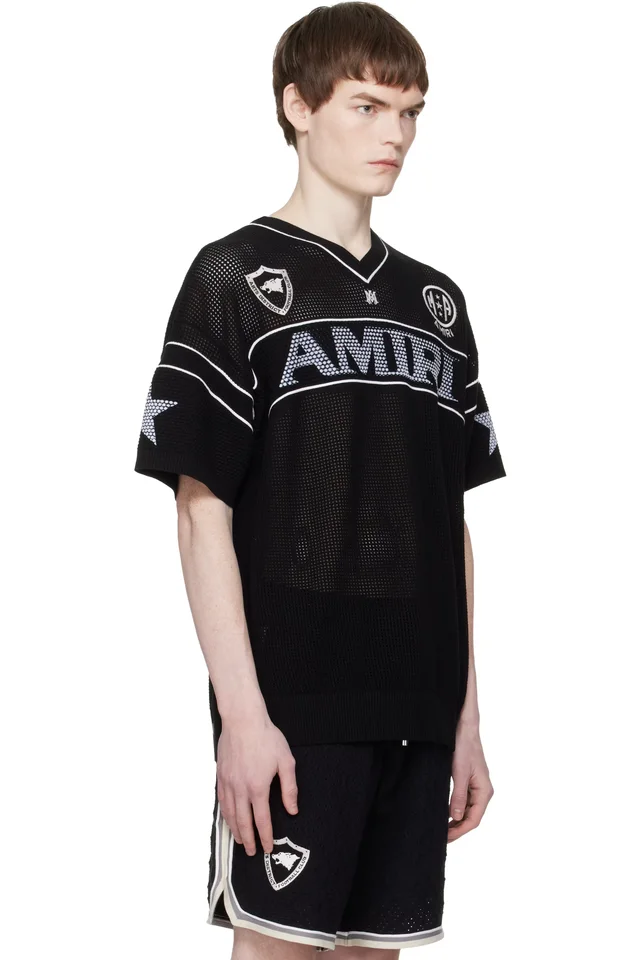 Black 'Amiri' Sport T-shirt, photo 2 of 2 from SSENSE