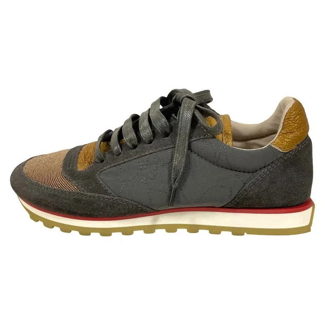 Brunello Cucinelli Patent Leather Suede Fabric Sneakers in Patent leather from LuxUness, photo 2 of 2