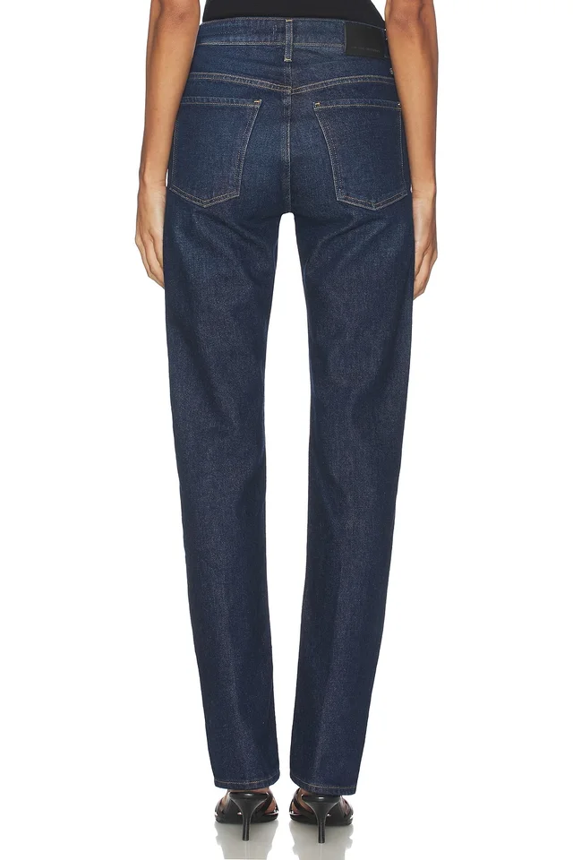Citizens of Humanity Zurie Straight Leg Jeans in Dark Indigo, photo 4 of 6 from REVOLVE (Canada)