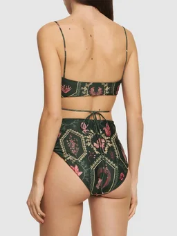 Agua By Agua Bendita Trikini with cut-out details in 81% Polyester, 19% Elastane, photo 3 of 4 from LUISAVIAROMA