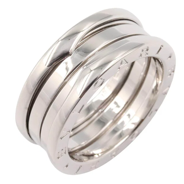 Bvlgari B-zero1 Au750 White Gold Ring Size 14 in White from LuxUness