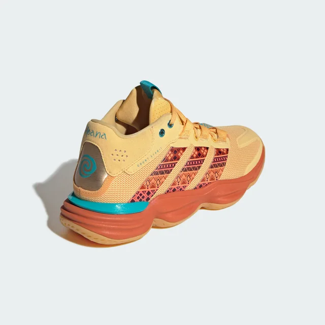 Adidas Disney Princess Court Stabil Indoor Shoes in Orange, photo 7 of 9 from adidas (US)