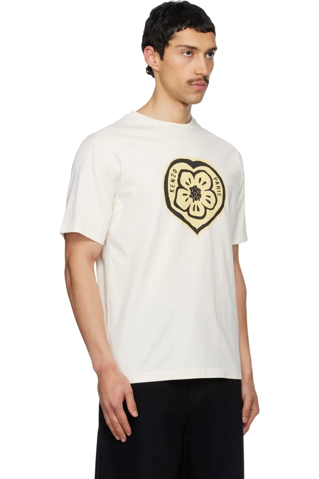 Off-White Kenzo Paris 'KENZO Boke Heart' T-shirt, photo 2 of 3 from SSENSE