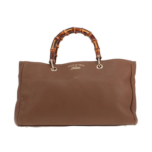 Gucci Bambou handbag in Brown Caviar leather from Collector Square, photo 2 of 6