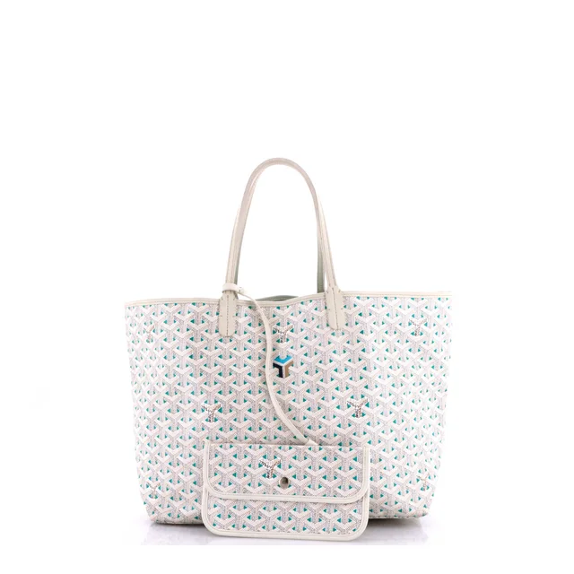 Goyard Saint Louis Tote Claire Voie Coated Canvas PM in white Coated canvas from Rebag, photo 2 of 8
