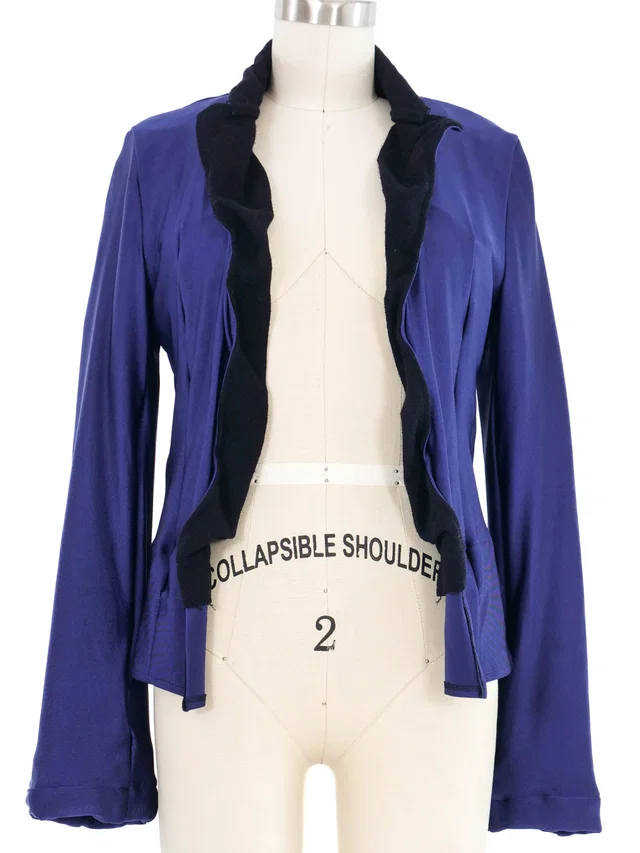 1999 Comme des Garcons Shrunken Jersey Jacket in Wool from Arcade Vintage